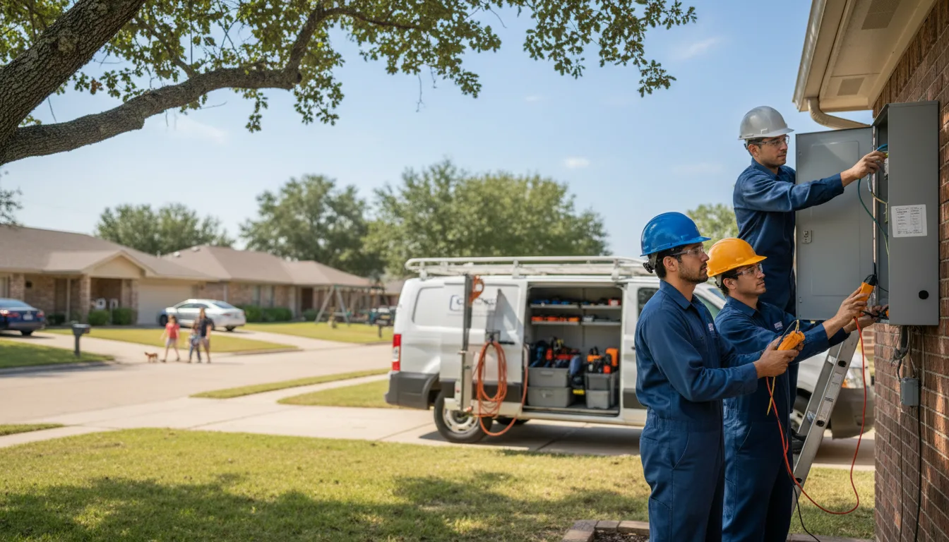 Certified electrician providing emergency electrical services in Shell Lake, WI